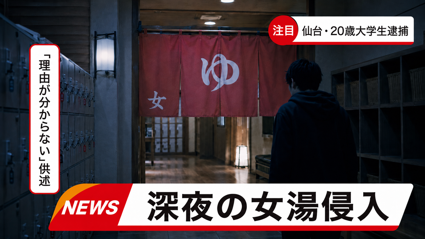 仙台市太白区の入浴施設で起きた女湯侵入事件を示す報道用イメージ