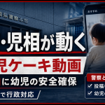 福岡県内で1歳前後の幼児の顔面ケーキ動画がSNSで拡散し警察と児童相談所が幼児の安全を確保した問題を伝える報道アイキャッチ