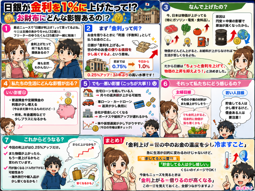 【マンガで読む】日銀が金利1％