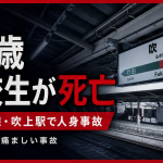 JR高崎線吹上駅で16歳男子高校生が死亡した人身事故を伝える報道アイキャッチ