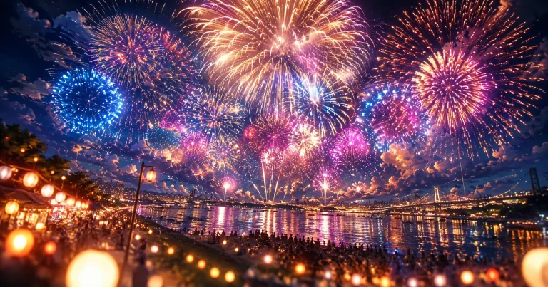 2026年7月18日に開催予定の北見、能代、安倍川の花火大会を比較したアイキャッチ画像