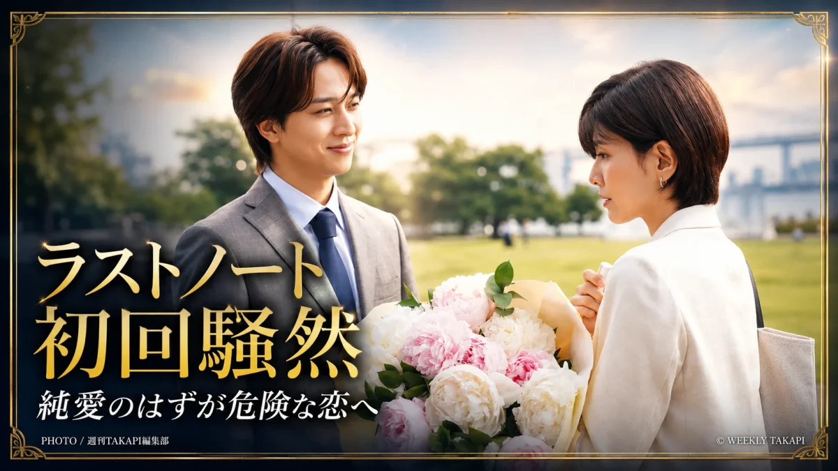内田有紀と寺西拓人がW主演を務めるドラマ『ラストノート』初回放送の反響を伝えるエンタメアイキャッチ