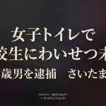 さいたま市桜区の公共施設女子トイレで10代女子高校生にわいせつな行為をしようとした疑いで34歳男が逮捕された事件を伝える週刊TAKAPIの報道アイキャッチ
