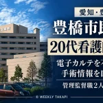 愛知県豊橋市の豊橋市民病院で20代看護師が電子カルテを不適切閲覧し戒告処分を受けた事件を伝える文字画像