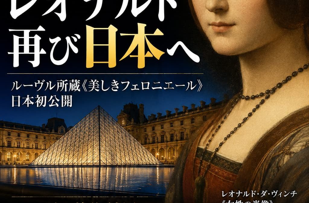 ルーヴル美術館所蔵のレオナルド・ダ・ヴィンチ《美しきフェロニエール》が《モナ・リザ》以来52年ぶりに日本で公開されるルーヴル美術館展2026